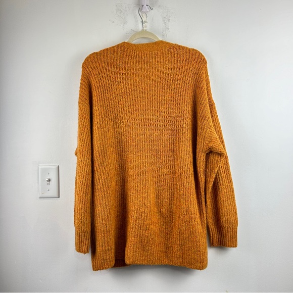 American Eagle Mustard Stretchy Knit Cardigan - Picture 2 of 4